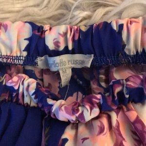 Charlotte Russe Shorts - Charlotte Russe floral shorts S M neon & royalblue Charlotte Russe Shorts - Charlotte Russe floral shorts S M neon & royalblue